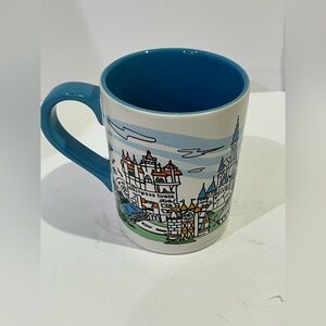 Disney Parks 4 Park Illustrated Mug